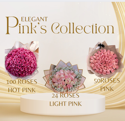 Pink's Rose Bouquet
